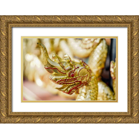 Thailand - 211 Gold Ornate Wood Framed Art Print with Double Matting by Heine, Ben