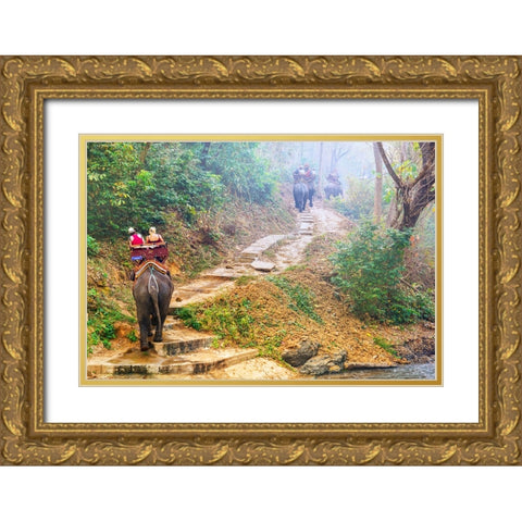 Thailand - 308 Gold Ornate Wood Framed Art Print with Double Matting by Heine, Ben