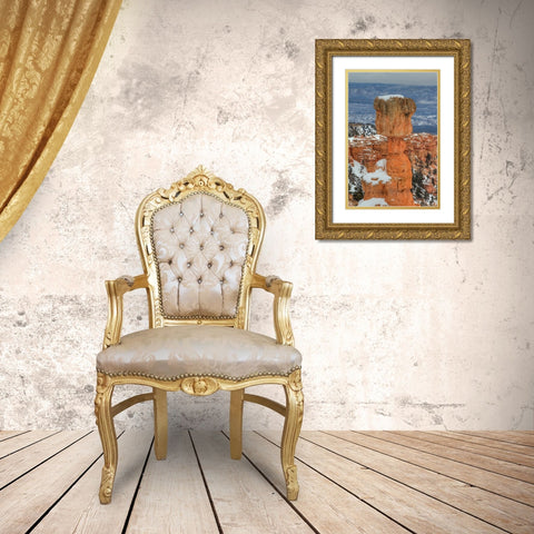 A Pillar Of Strength Gold Ornate Wood Framed Art Print with Double Matting by Sherrell, Bill