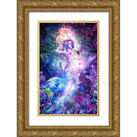 Encounter With The Sublime Gold Ornate Wood Framed Art Print with Double Matting by Gray, Cameron