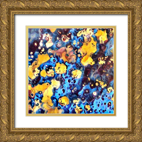 Universe at Large Gold Ornate Wood Framed Art Print with Double Matting by Manlove, David