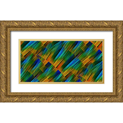 Propagation Gold Ornate Wood Framed Art Print with Double Matting by Manlove, David