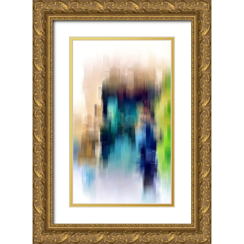 The Bystander Gold Ornate Wood Framed Art Print with Double Matting by Manlove, David