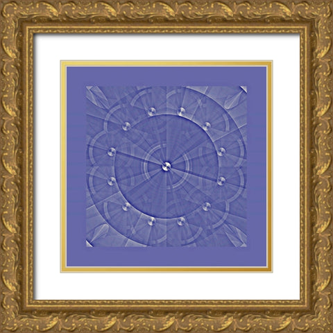Very Periations Gold Ornate Wood Framed Art Print with Double Matting by Manlove, David