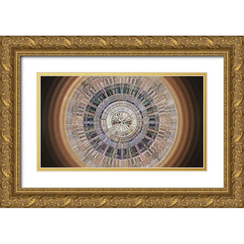 Gemstone Paradise 2 Gold Ornate Wood Framed Art Print with Double Matting by Manlove, David