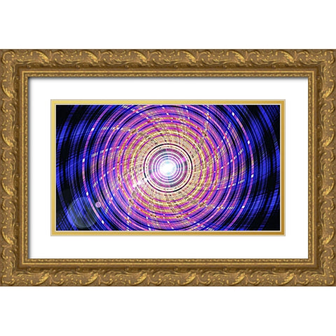 Phosphorus Propeller Gold Ornate Wood Framed Art Print with Double Matting by Manlove, David