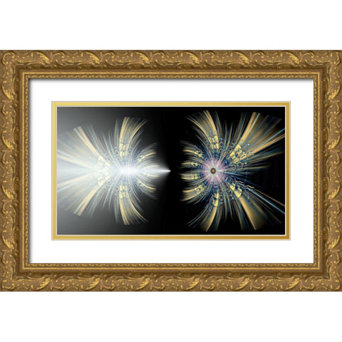 Solar Sail cbs Gold Ornate Wood Framed Art Print with Double Matting by Manlove, David