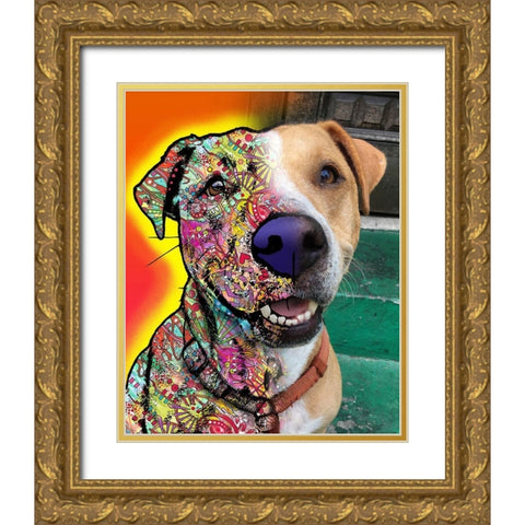 Dale Seaton_Dingo Gold Ornate Wood Framed Art Print with Double Matting by Dean Russo Collection