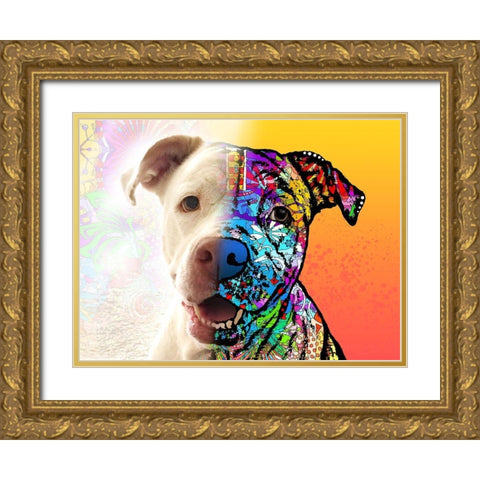 Gayl_Hyde Lola Gold Ornate Wood Framed Art Print with Double Matting by Dean Russo Collection