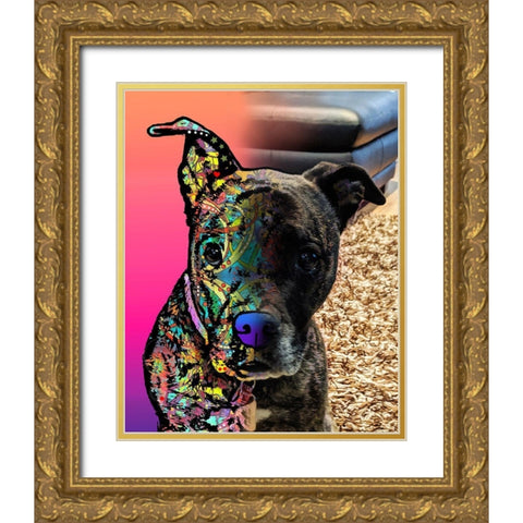 Julie Reed_Shiloh Gold Ornate Wood Framed Art Print with Double Matting by Dean Russo Collection