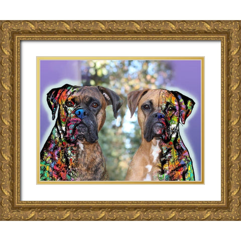 Meredith Salters 2 Gold Ornate Wood Framed Art Print with Double Matting by Dean Russo Collection