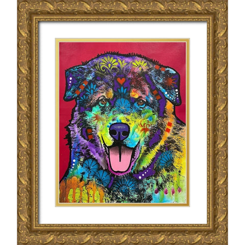 Photo May 09-7 39 50 PM Gold Ornate Wood Framed Art Print with Double Matting by Dean Russo Collection