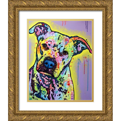 Sugar Gold Ornate Wood Framed Art Print with Double Matting by Dean Russo Collection