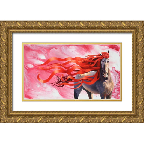 Black Watch Gold Ornate Wood Framed Art Print with Double Matting by Stevenson, Graeme