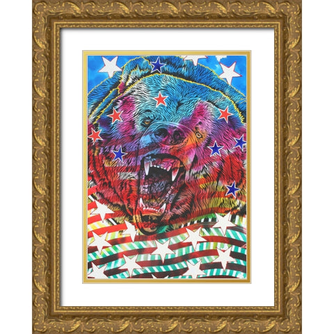 Im here Gold Ornate Wood Framed Art Print with Double Matting by Stevenson, Graeme