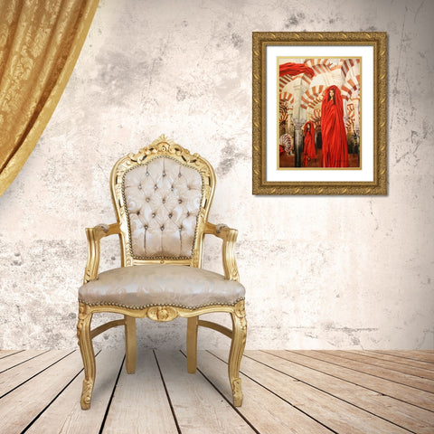 The Death Of Subjugation Gold Ornate Wood Framed Art Print with Double Matting by Stevenson, Graeme
