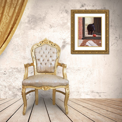Js59-B Gold Ornate Wood Framed Art Print with Double Matting by Silver, John