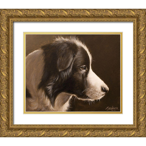 321 Gold Ornate Wood Framed Art Print with Double Matting by Silver, John