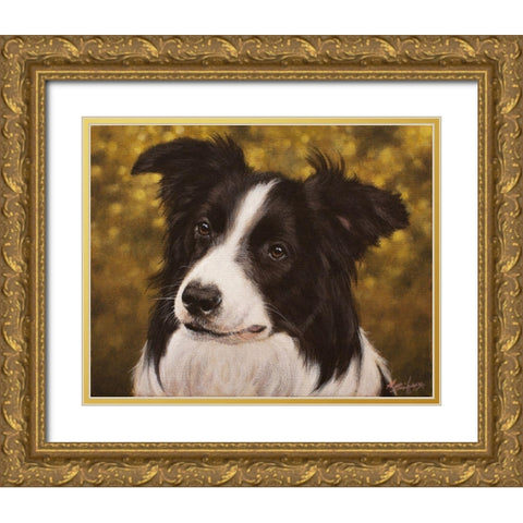 338 Gold Ornate Wood Framed Art Print with Double Matting by Silver, John