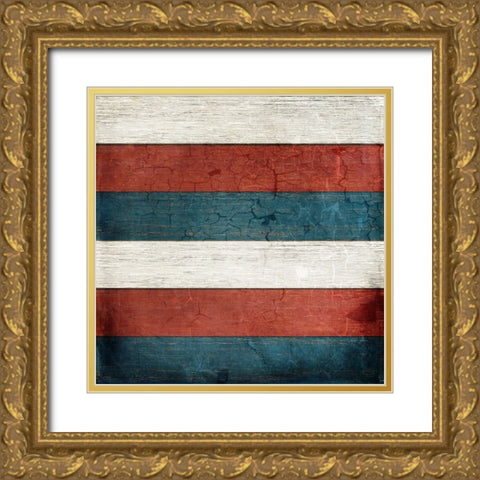 American Freedom Collection V7 Gold Ornate Wood Framed Art Print with Double Matting by LightBoxJournal