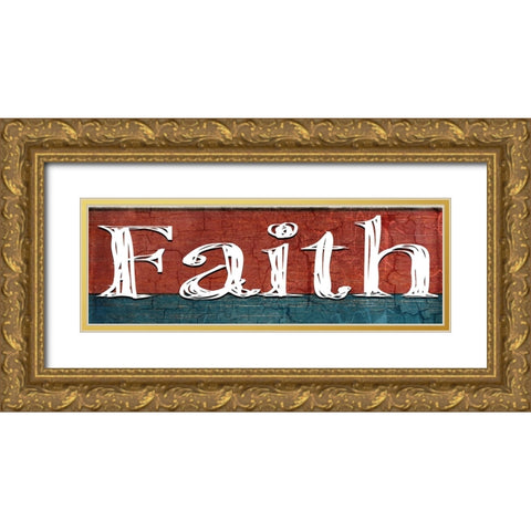 American Freedom Collection V10 Gold Ornate Wood Framed Art Print with Double Matting by LightBoxJournal