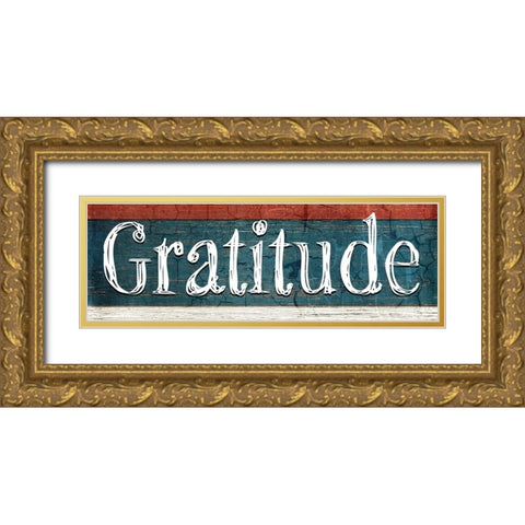 American Freedom Collection V13 Gold Ornate Wood Framed Art Print with Double Matting by LightBoxJournal