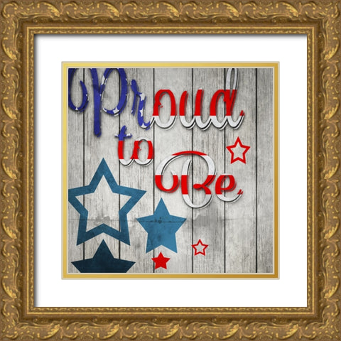 American Workshop Series 3 V Gold Ornate Wood Framed Art Print with Double Matting by LightBoxJournal