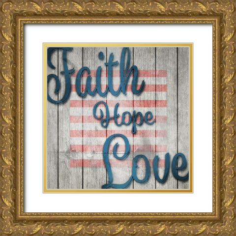 American Workshop Series 3 V4 Gold Ornate Wood Framed Art Print with Double Matting by LightBoxJournal