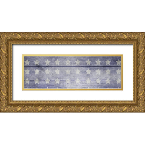American Workshop Series 3 V6 Signs 27 Gold Ornate Wood Framed Art Print with Double Matting by LightBoxJournal