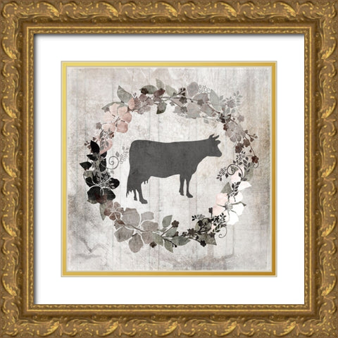DownOnTheFarm V5 Gold Ornate Wood Framed Art Print with Double Matting by LightBoxJournal