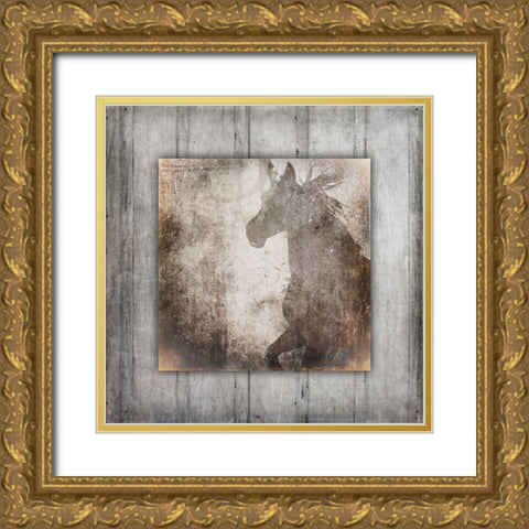GypsyHorse Collection V2 10 Gold Ornate Wood Framed Art Print with Double Matting by LightBoxJournal