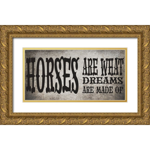 GypsyHorse CollectionSurfacePattern V4 11 Gold Ornate Wood Framed Art Print with Double Matting by LightBoxJournal