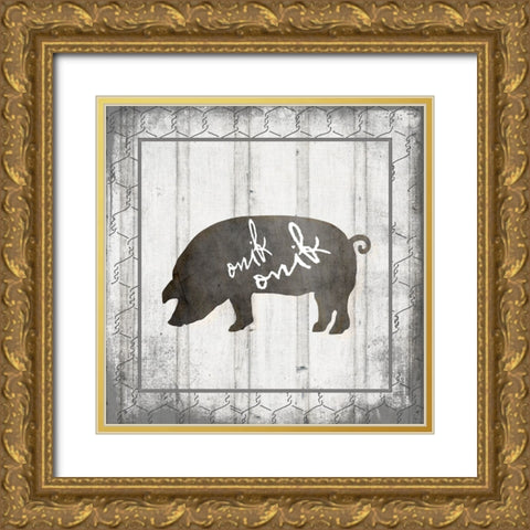 MyFarmMyWay V5 1 Gold Ornate Wood Framed Art Print with Double Matting by LightBoxJournal