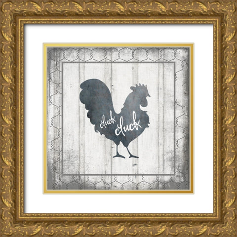 MyFarmMyWay V5 6 Gold Ornate Wood Framed Art Print with Double Matting by LightBoxJournal