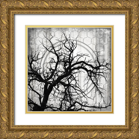 MyFarmMyWay V10 Gold Ornate Wood Framed Art Print with Double Matting by LightBoxJournal