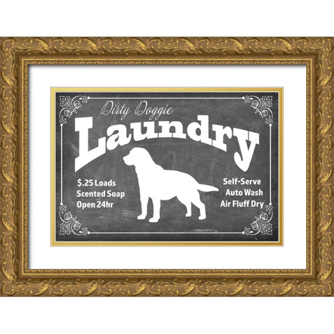 Mudroom 11 Gold Ornate Wood Framed Art Print with Double Matting by LightBoxJournal