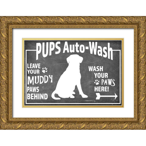 Mudroom 12 Gold Ornate Wood Framed Art Print with Double Matting by LightBoxJournal
