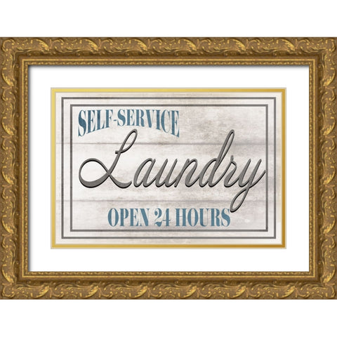 Mudroom 17 Gold Ornate Wood Framed Art Print with Double Matting by LightBoxJournal
