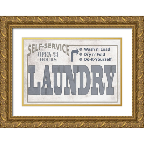 Mudroom 19 Gold Ornate Wood Framed Art Print with Double Matting by LightBoxJournal