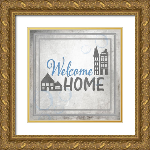 Mudroom 25 Gold Ornate Wood Framed Art Print with Double Matting by LightBoxJournal