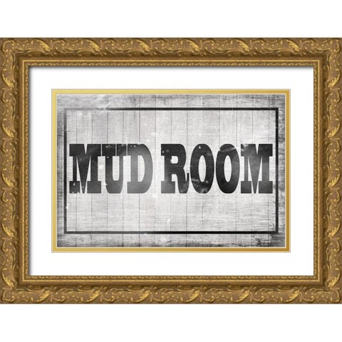 Mudroom 34 Gold Ornate Wood Framed Art Print with Double Matting by LightBoxJournal