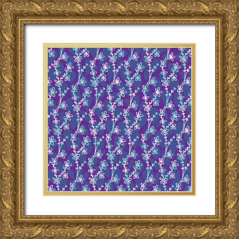 Time Less Scarf 9 Gold Ornate Wood Framed Art Print with Double Matting by LightBoxJournal