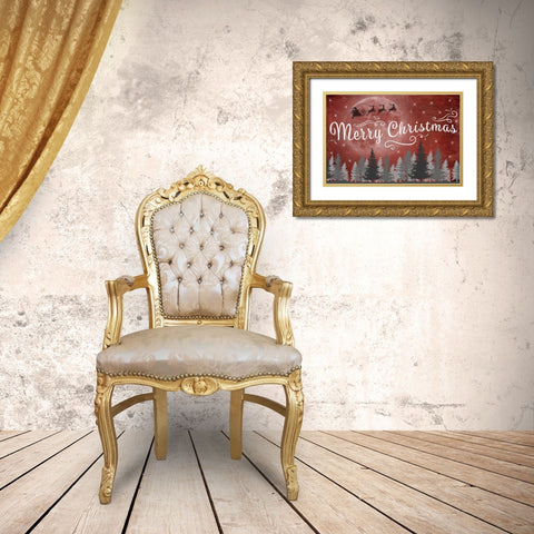 25 Days TilChristmas 038 Gold Ornate Wood Framed Art Print with Double Matting by LightBoxJournal