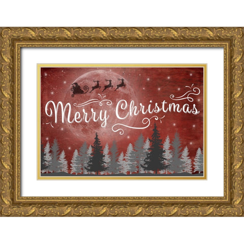 25 Days TilChristmas 038 Gold Ornate Wood Framed Art Print with Double Matting by LightBoxJournal