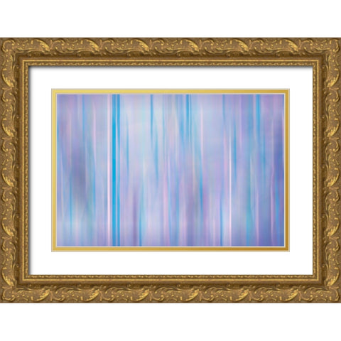 Cherry Blu Pattern 03 Gold Ornate Wood Framed Art Print with Double Matting by LightBoxJournal