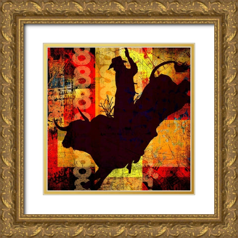 Go Around 02 Gold Ornate Wood Framed Art Print with Double Matting by LightBoxJournal