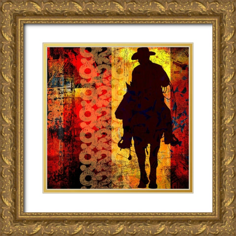 Go Around 03 Gold Ornate Wood Framed Art Print with Double Matting by LightBoxJournal