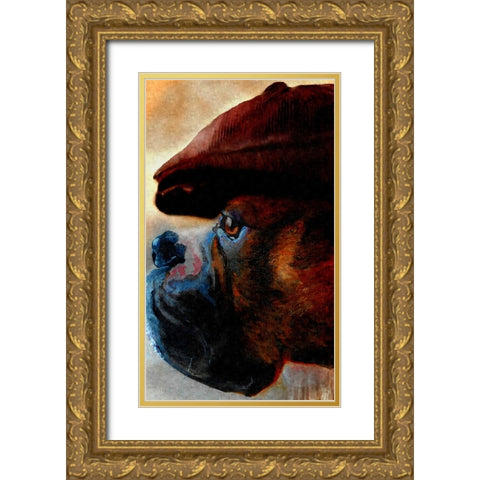 The Duke Gold Ornate Wood Framed Art Print with Double Matting by Murray Henderson Fine Art