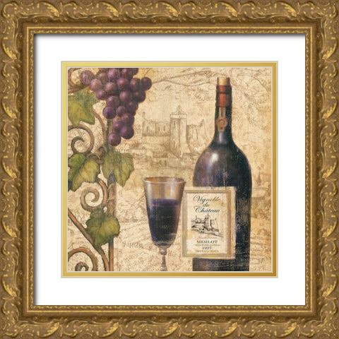 Wine Tasting III Gold Ornate Wood Framed Art Print with Double Matting by Zaccheo, John