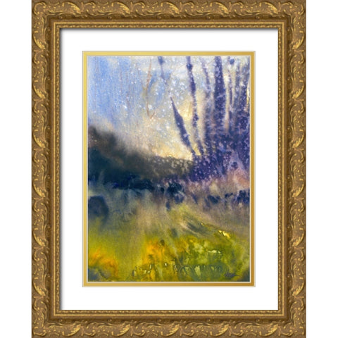 Fog Valley Gold Ornate Wood Framed Art Print with Double Matting by Randy Noble Fine Art